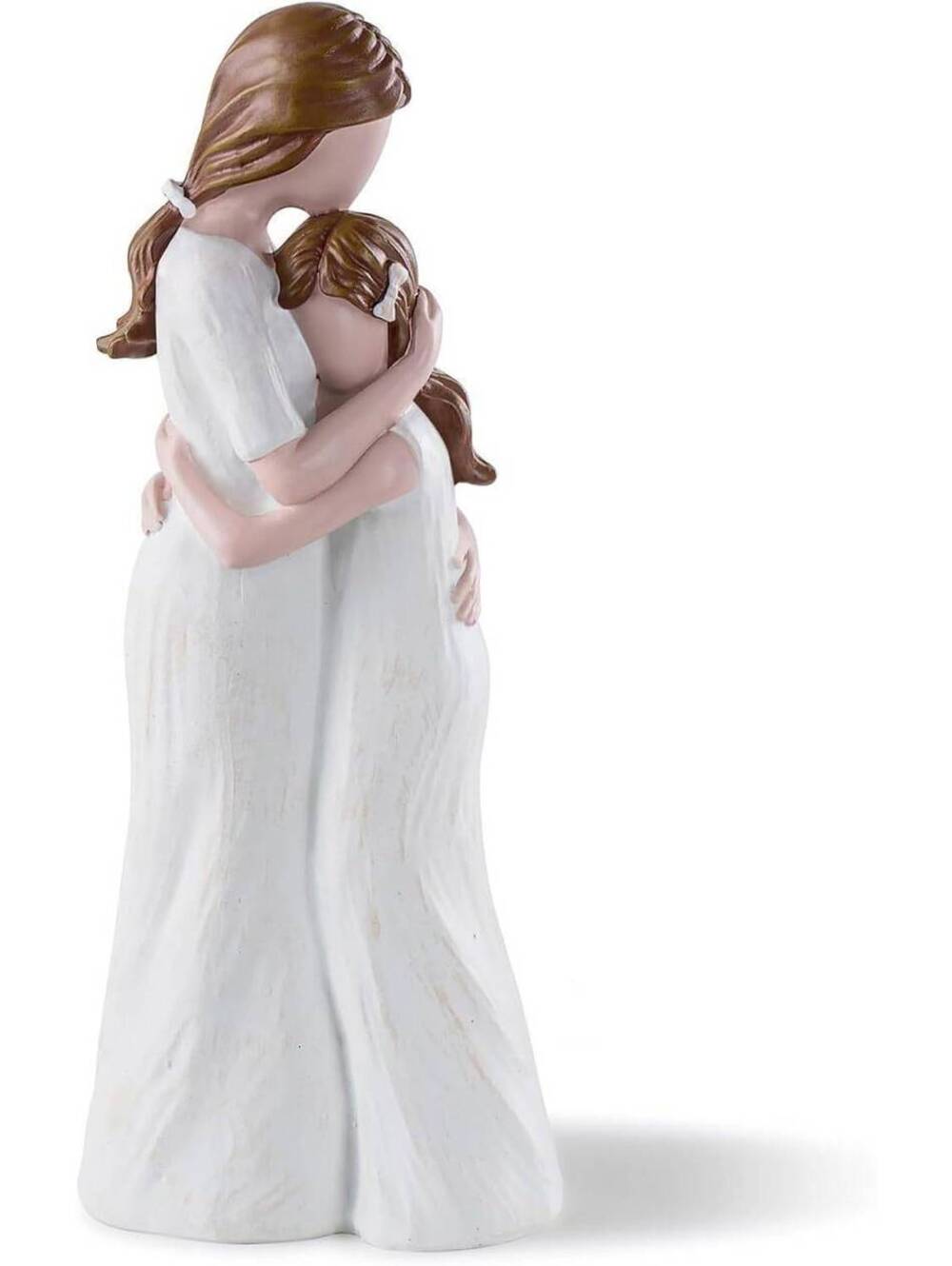 Mom and Daughter Hugging Resin Figurine, 7.9-Inch, Gift, Mother, Daughter